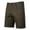 #Army Green, variant on DPTALR Men's Solid Color Pleated Elastic Waist Straight Leg Casual Shorts,Beige,32