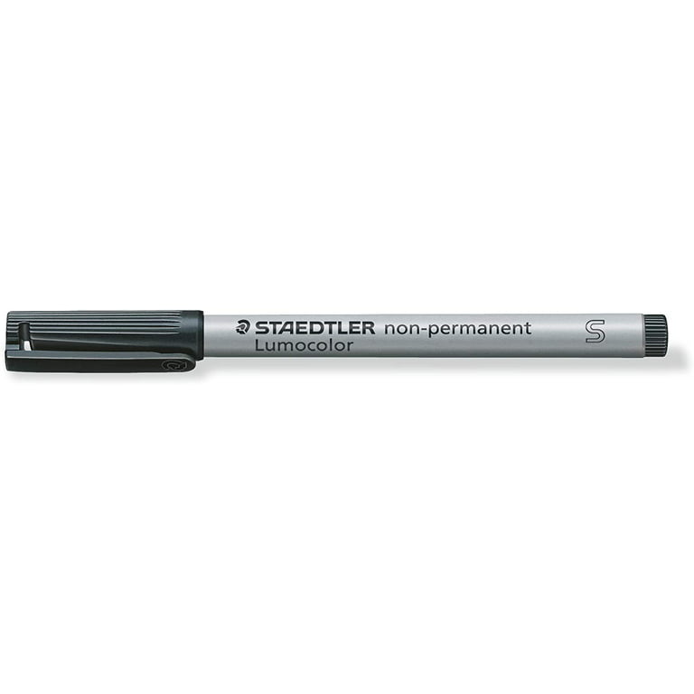 Staedtler Lumograph Non-Permanent Wet Erase Marker Pen, Extra Fine