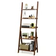 thumbnail image 1 of Costway 5-Tier Bamboo Ladder Shelf Bookshelf Display Storage Rack Flower Stand Coffee, 1 of 10