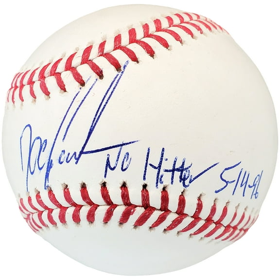 Dwight Gooden Autographed Official MLB Baseball New York Mets "No Hitter 5-14-96" Beckett BAS 181110
