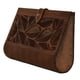thumbnail image 2 of Bolsa Clutch Rectangulo de Hojas Nogal Forro Beige Borse Della Vittoria Clutch, 2 of 3