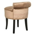thumbnail image 4 of Safavieh Megan Birch Wood Vanity Stool in Pink, 4 of 5