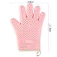 thumbnail image 6 of Ludlz 1Pc Baking Glove Ultra-thick Heat-Resistant Reusable Non-slip Texture Easy to Clean Anti-scald Silicone High-Temperature Resistant Oven Baking Mitt Kitchen Supplies, 6 of 7