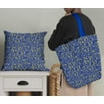 thumbnail image 5 of Soimoi Blue Poly Georgette Fabric Aboriginal Mosaic Print Sewing Fabric Yard 42 Inch Wide, 5 of 5