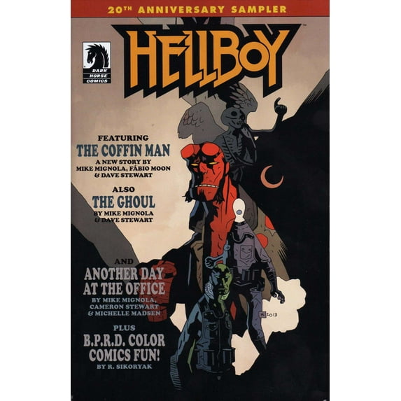 Hellboy 20th Anniversary Sampler #1 VF ; Dark Horse Comic Book
