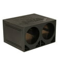 thumbnail image 6 of Open Box Q Power Dual 10 Inch Triangle Ported Subwoofer Box w/ Bedliner Spray, 6 of 10