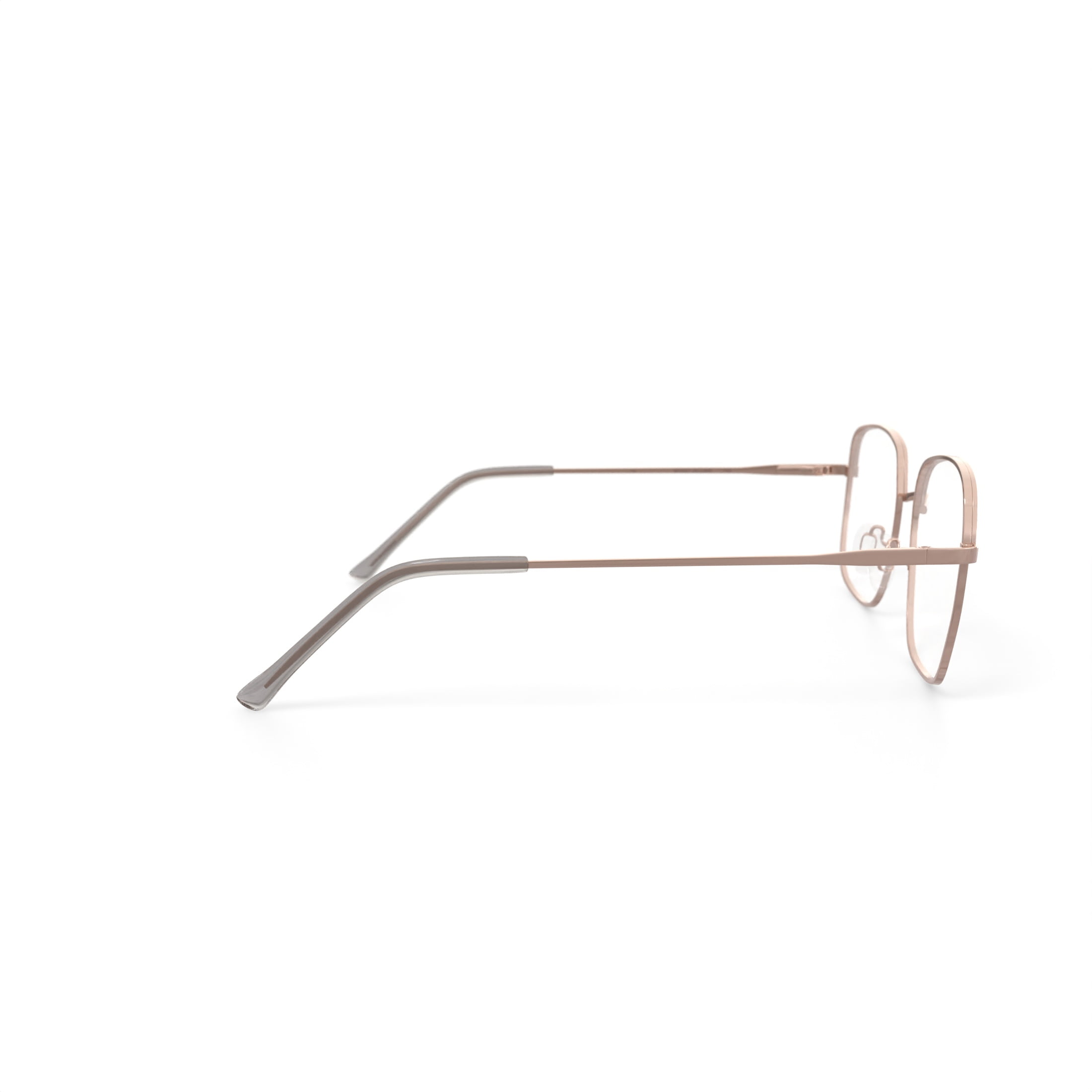 Walmart Women's MV027 Jillian Square Prescription Eyeglasses with Case, Gold