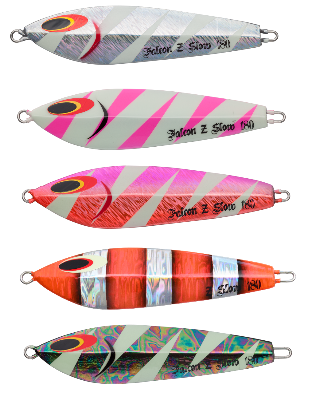 Sea Falcon Z Slow Pitch Glowing Sinking Fishing Jig 180g / 135mm