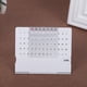 thumbnail image 1 of Calendario de montaje de aleación de aluminio duradero plateado plegable para suministros de oficina Wdftyju Libre de BPA, 1 of 8