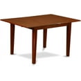 thumbnail image 4 of East West Furniture PST-MAH-T Picasso Modern Kitchen Table - a Rectangle Dining Table Top with Butterfly Leaf, 32x60 Inch, Mahogany, 4 of 5