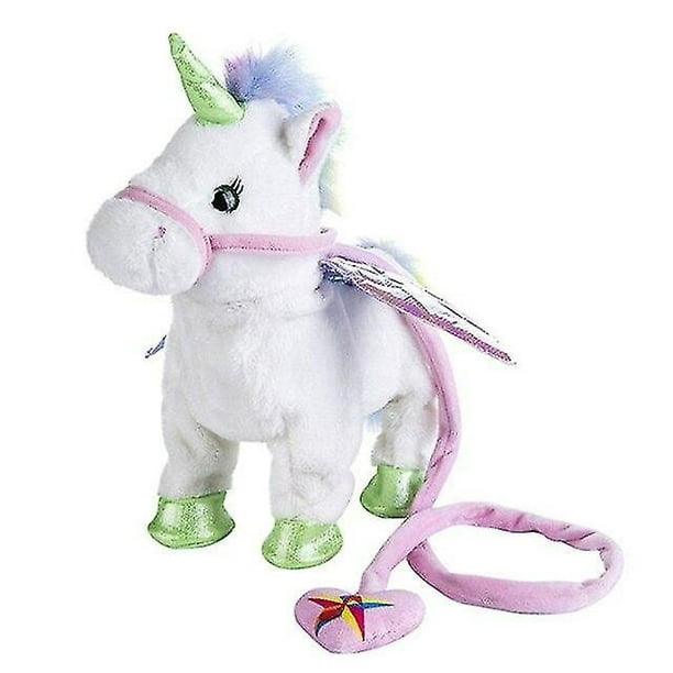 Set de regalo para bebé HUOGUO Magic Walking Unicorn, juguete de peluche de 28 cm