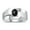 Black Star Sapphire, variant on Men's Rings Sterling Silver Ring Classic Solitaire 7X5MM Oval Shape Gemstone Designer Band Amethyst February Birthstone Rings For Men Size 13