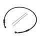 thumbnail image 1 of Manguera de aceite de freno de motocicleta de 70 cm, cable de abrazaderas de embrague hidráulico para motocicletas, bicicletas de tierra, ATV, negro, 1 of 6