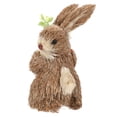 thumbnail image 7 of 1Pc Hand-woven Straw Rabbit Adornment Emulation Animal Desktop Ornament, 7 of 7