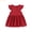 Red, variant on Toddler Girls Fly Sleeve Holiday Party Solid Dress Dance Party Princess Dresses,Girls A-Line Dresses Sizes 3-4 Years Beige