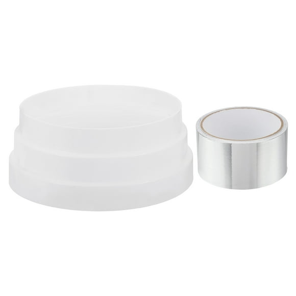 Uxcell 6" to 7" Duct Reducer Increaser Adapter, Plastic Ducting Connector White
