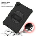 thumbnail image 7 of Allytech Shockproof Samsung Galaxy Tab S6 10.5" 2020 Released SM-TT860 T865 T867, Rugged Heavy Duty Protection Adjustable Shoulder Hand Strap Kickstand EVA Rubber Kids Friendly Cover, Black, 7 of 7