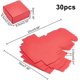 thumbnail image 3 of 30 cajas de regalo pequeñas, rojas, con tapa, de papel., 3 of 5