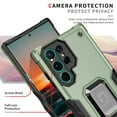 thumbnail image 4 of SaniMore for Samsung Galaxy S22 Ultra 5G Case, Galaxy S22 Ultra Case with Kickstand Armor Magnetic Ring Rugged Protective Military Grade Shockproof Case for Galaxy S22 Ultra 6.8" 2022, Green, 4 of 8