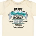 thumbnail image 4 of Inktastic Happy Birthday, Mommy I'm the Best Ever in Blue Boys or Girls Baby Bodysuit, 4 of 5
