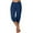 Navy, variant on Up to 65% Off! Fmbrln Womens Summer Capri Pants Fashion Casual Solid Color Work Pants Athletic Running Pants with Pockets