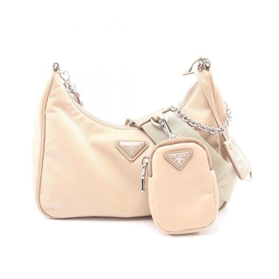 Pre-Owned Prada Re-Edition 2005 2-Way Shoulder Bag/Handbag, Nylon & Saffiano Leather, Women's,...