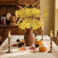 thumbnail image 5 of Cheapark Artificial Fall Maple Leaf - One Realistic Color Flower Arrangement Accessory for Thanksgiving Home Scenic Decor, 5 of 6