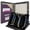Purple, variant on Tablet Organizer Portfolio Case with Clipboard, 3-Ring Binder Padfolio File Folder with Rotating Cover Case Compatible with iPad (A16) 11th Gen 2025 / iPad 10th Gen 2022, Coffee