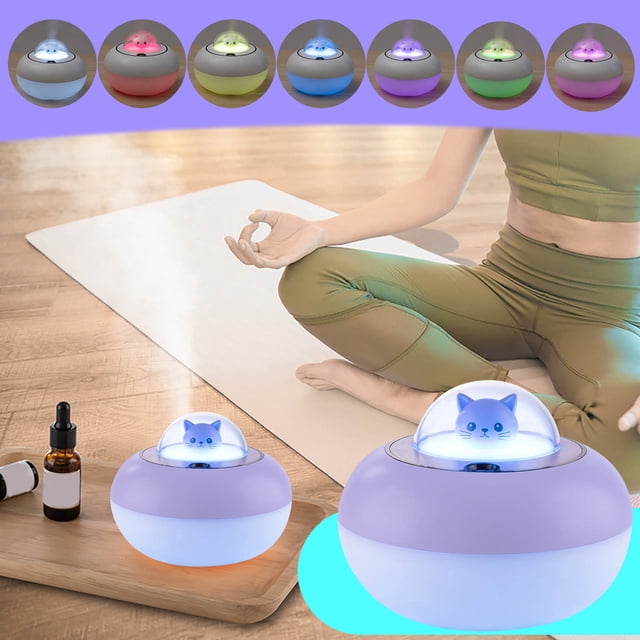 Boovnll Humidifiers for Bedroom, Cute Humidifier Usb Home Mute Humidifier Desktop Office Water Supplement Spray Atomizer, Humidifier