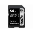 thumbnail image 2 of Lexar Professional 64GB 1667x UHS-II SDXC Memory Card, 2 of 10