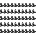 thumbnail image 1 of 50pcs Closed Metal Clips Strong Spring Black Bulldog Clips 22mm Metal Clips Small Paper Clips Clip for Files Food Bags Photo, 1 of 4