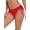Red, variant on Women's Full Coverage Swim Bottom Tie Sides Bikini Bottom