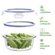thumbnail image 3 of Contenedores de vidrio para almacenamiento de alimentos HOMBERKING, 12 juegos, color morado, 3 of 7