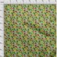 thumbnail image 4 of oneOone Cotton Poplin Twill Green Fabric Tropical Quilting Supplies Print Sewing Fabric By The Yard 56 Inch Wide, 4 of 5