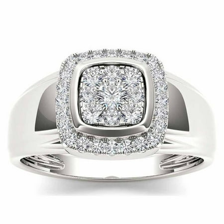 Imperial Men's 1/2 Carat T.W. Diamond 10kt White Gold Engagement Ring