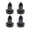 Black, variant on 4Pcs 1/2Inch Kayak Drain Plugs Push Kayak Drain Stoppers Easy Intallation Rubber Scupper Plugs for Kayak Reapir