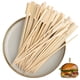 thumbnail image 1 of Brochetas de bambú, bambú natural para cócteles, palitos para aperitivos con diseño de paleta, brochetas de madera planas, no tóxicas y ecológicas, resistentes y duraderas para una amplia variedad de, 1 of 7