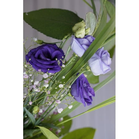 - LAMINATED POSTER Bloom Bouquet Blossom Flower Festive Purple Poster Print 24 x 36
