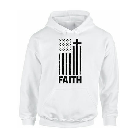- Awkward Styles Unisex USA Flag Faith Graphic Hoodie Tops 4th of July Gift Independence Day
