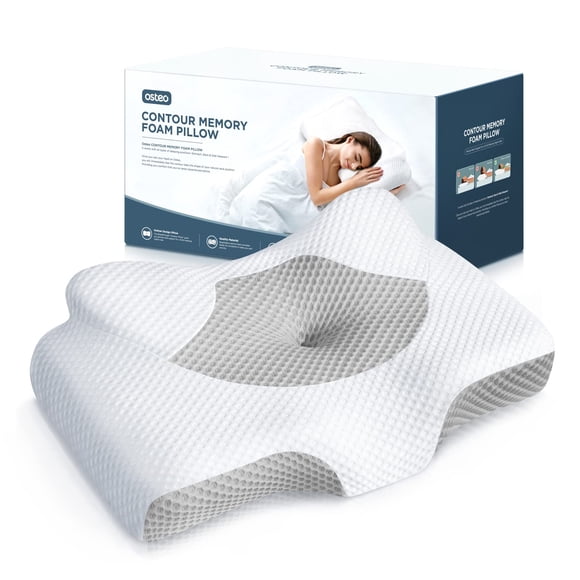 Almohada cervical Osteo Hollow de espuma viscoelástica para aliviar el dolor de cuello