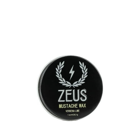 ZEUS Mustache Wax - 1 oz - Light Hold, Conditioning Wax for Men!