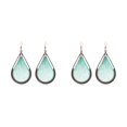 thumbnail image 2 of Guardurnaity 2 uds pendientes de gota de agua cadena colgante moderno Simple grande oreja larga alambre gancho pendiente joyería encanto mujeres Type6 NO6, 2 of 6