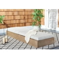thumbnail image 5 of SAFAVIEH Vincent Wood Outdoor Chaise Lounge, Natural/White, 5 of 16