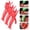 red, variant on Lobster Cracker Tool - 3 Pack Seafood Shell Cracking Clip - Stainless Steel Seafood Shears for Crab Shrimp Claw - Kitchen Seafood Accessory