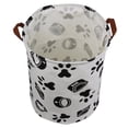 thumbnail image 4 of Howarmer Canvas Laundry Basket with Handles, Dog Collars, 4 of 7