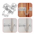 thumbnail image 2 of 10Pcs Stainless Steel Door Chain Lock Security Latch with Screws Hotel Dorm Anti-Theft Chain Guard ,Easy to Use, 2 of 6