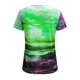 thumbnail image 5 of ICHUANYI Clearance Women's Fashion Casual Loose Blouse Printing Round Neck T-Shirt Shirts Blouse Print Tee(Green, M) ICHUANYI WER2023081502068, 5 of 5