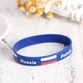 thumbnail image 3 of RomaMX 5 piezas Bandera de país Pulsera impresa Pulsera deportiva de silicona elegante Anillo de mano Pulsera para juego deportivo Partido de fútbol (Rusia), 3 of 7