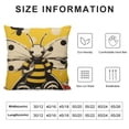 thumbnail image 5 of YINGXI Throw Pillow Cover,Summer Cushion Case Decoration for Sofa Couch 24x24in, 5 of 5