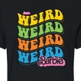thumbnail image 3 of Barbie The Movie - Weird Stack - Juniors Cropped Cotton Blend T-Shirt, 3 of 5